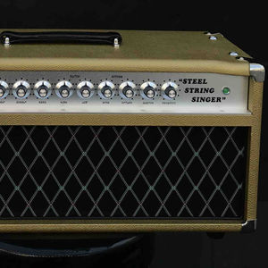 Grand SSS100 Deluxe Steel String Singer Valve <span class=keywords><strong>Amplificador</strong></span> en Gold <span class=keywords><strong>a</strong></span> Top Cabinet - Product Image 1