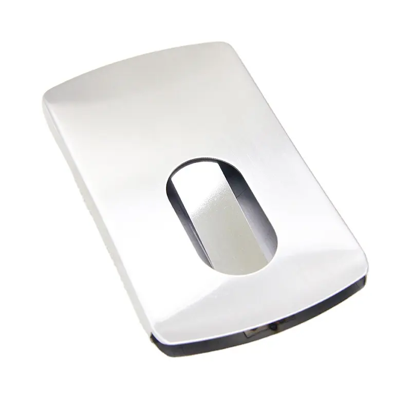 New Interesting Products Pop Up Card Case Promote Card Holder Silver Metal Card Holder