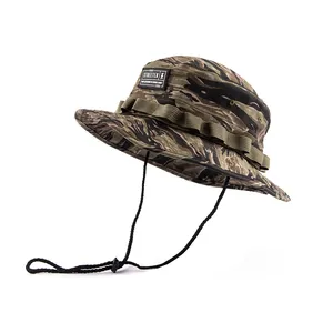 Traspirante all'ingrosso nuovo camo cappello da pescatore berretto uomo donna camouflage custom boonie hat caps for men