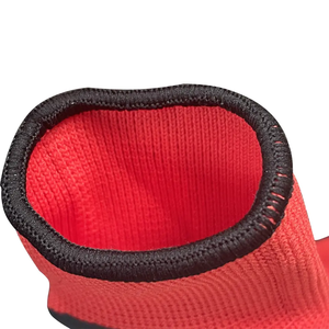 Guantes de seguridad de trabajo arrugados recubiertos de látex sumergidos con forro de algodón calibre 13 baratos para construcción - Product Image 6