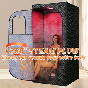 Sauna de Vapor Plegable ZT Factory, Carpa de Sauna Portátil para Interiores con Generador de Vapor de 1500w para Uso en Apartamentos y Spas - Product Image 4