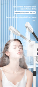 Oferta Económica, Nuevo Equipo de Belleza, Vaporizador Facial de Tamaño Pequeño para Hidratación de la Piel, Vaporizador Facial con <span class=keywords><strong>Ozono</strong></span> Frío y Caliente con Lámpara - Product Image 3