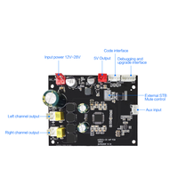 Carte amplificateur audio mini classe D CL-2-20 12V 2 * 30W avec prise en charge AUX