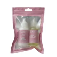 Colle pour perruques avec logo personnalisé, colle pour lace waterproof à tenue forte, étiquette privée gratuite, mousse teintée en spray pour lace