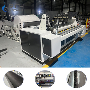Machine automatique de fabrication de rouleaux de papier toilette, équipement multifonctionnel pour la fabrication de papier toilette pour les petites entreprises - Product Image 1