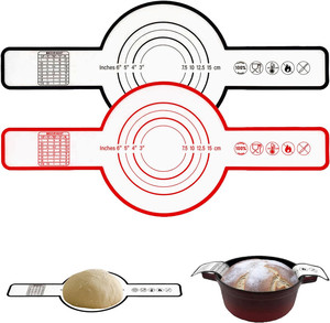 Custom <b>Silicone</b> Bread Sling for Dutch Oven Reusable Bread Sling With Long Handle to Transfer Sourdough - Product Image 5