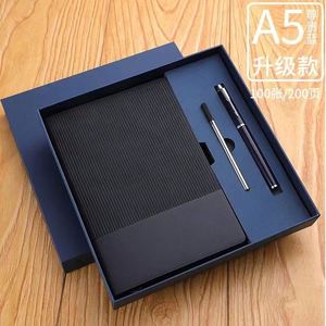 Ensemble de carnets A5 Inspire avec stylo à bille, papeterie mignonne, agenda, carnet d'exercices, journal – Couverture en PU, reliure cousue, en stock, idées cadeaux - Product Image 4