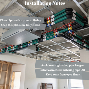 ปลอกหุ้มท่อแอร์แบบหนีบ PP สำหรับงาน HVAC ป้องกันการสั่นสะเทือน ขนาด 50 63 75 90 110 มม. - Product Image 6