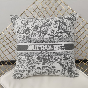 Funda de Cojín Cuadrada de 18x18 Pulgadas con Diseño de París, Tejida, Inspirada en Toile, con Estampado Jacquard de Animales, para Decoración Moderna del Hogar - Product Image 2