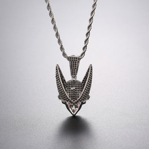 Desain baru liontin Hip Hop berukir emas 18-berlian nuansa es-liontin Goku mutiara naga emas - Product Image 2