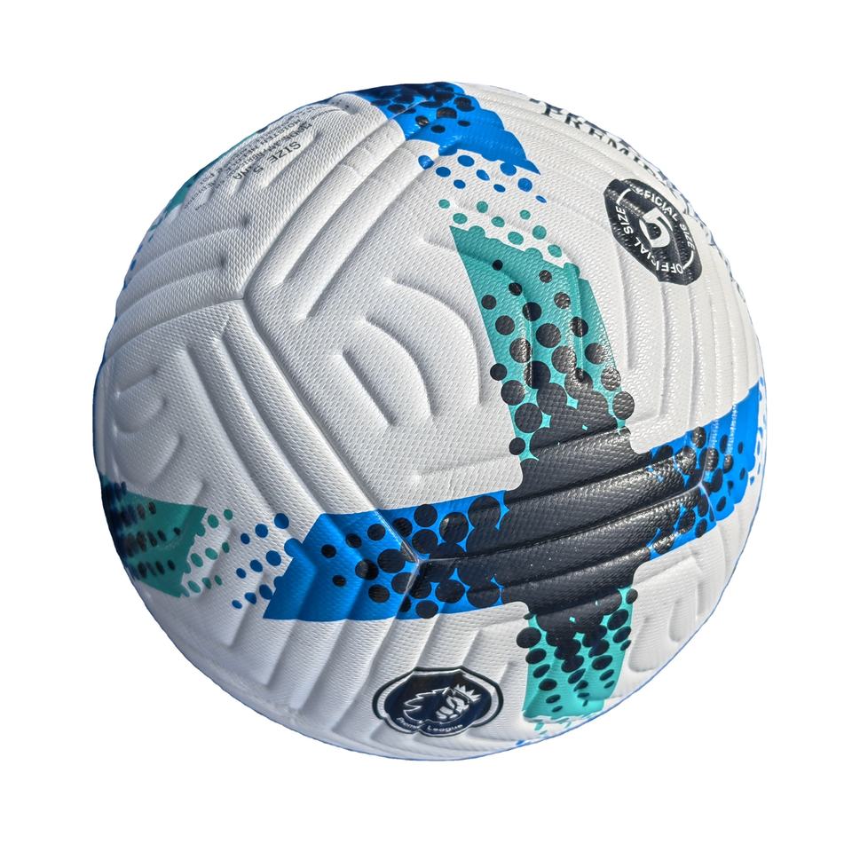 Premium Leather Football Official Size 5 Factory Soccer Ball Leather Material Custom Thermal Bonded Soccer Ball