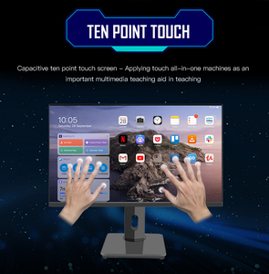หน้าจอทัชสกรีน10จุดแบบพกพาสำหรับแล็ปท็อปหน้าจอ100% ขนาด27นิ้ว <span class=keywords><strong>LG</strong></span> IPS - Product Image 2