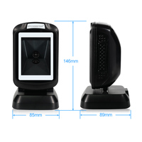 Escáner de Código de Barras 2D con Cable Xincode, Lector de Códigos de Barras de Escritorio para Inventario de Fábrica, Escanea Códigos de Barras y Códigos QR para Venta en Supermercados y Almacenes