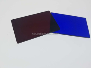 Nhà máy trực tiếp đánh bóng qb28 qb29 kính lọc màu xanh coban cho các bộ lọc quang để hàn và xem lửa - Product Image 3