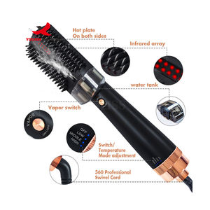 FENGFLY Brosse lissante à vapeur et à air chaud facile à utiliser, 16MM-20MM, rechargeable, lisseur de cheveux, boucleur de cheveux - Product Image 2