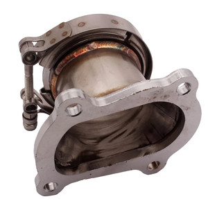 Adaptador de Conversión de Brida de Turbocompresor de Acero Inoxidable CT26 de 4 Pernos y <span class=keywords><strong>3</strong></span> Pulgadas con Banda en V para Accesorios de Automóviles Toyota - Product Image 4