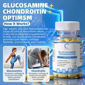 OEM 120 Capsules de Glucosamine Chondroïtine en Gélules Molles – Complément Alimentaire pour Adultes Favorisant la Restauration de la Santé Articulaire - Product Image 3