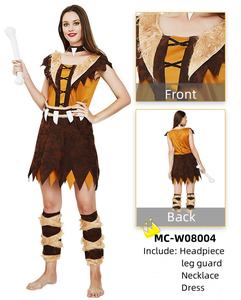 Disfraz <span class=keywords><strong>de</strong></span> cavernícola <span class=keywords><strong>vikingo</strong></span> personalizado <span class=keywords><strong>de</strong></span> fábrica, disfraz indio nativo <span class=keywords><strong>para</strong></span> mujeres adultas, hombres, disfraz <span class=keywords><strong>de</strong></span> Halloween, <span class=keywords><strong>traje</strong></span> salvaje - Product Image 5