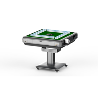 Machine à Mahjong Professionnelle Portable, Double Usage, Conception Pliante, Système de Mélange Silencieux, Table de Mahjong Intelligente pour Club et Casino