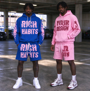 Customized Logo Essential <strong>Hoodie</strong> High Street Wear Cotton <strong>Mens</strong> 555 Hoodies <strong>and</strong> <strong>Shorts</strong> 2 Piece <strong>Shorts</strong> <strong>Set</strong> Casual Sweatsuit for <strong>Men</strong> - Product Image 2