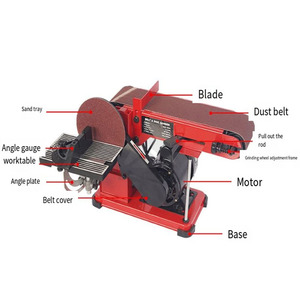 เครื่องขัด<span class=keywords><strong>สายพาน</strong></span>แบบจานพร้อมฐานเหล็กหล่อเพื่อการขัดที่มั่นคง - Product Image 2