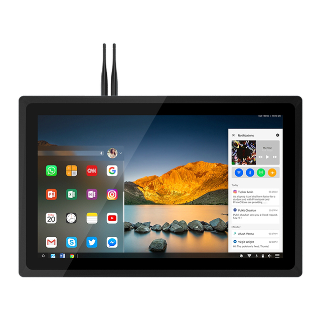 IPS LCD Touch Screen Industrial PC Panel Fanless IP65 Interface 8GB DDR3 4GB Android Window Ubuntu Aluminum Linux OS US/EU