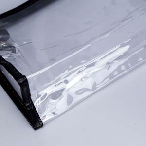 Custom Logo Zipper Pvc <b>Transparent</b> Travel <b>Bags</b> <b>Makeup</b> Cosmetic Pouch Bikini Zipper Packaging <b>Bag</b> - Product Image 2
