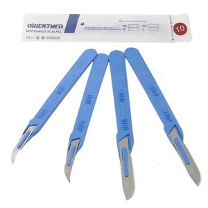 ORIENTMED Good quality Medical with plastic handle for dermaplaning razor surgical scalpel blade