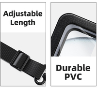 Pochette de téléphone résistante à l'eau avec sangle de taille réglable sac étanche sac banane écran tactile sacs secs pour les sports nautiques