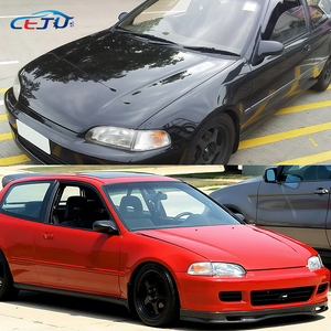 Rétroviseurs de voiture au look carbone ABS noir pour Honda <span class=keywords><strong>Civic</strong></span> EG3 EH2 EJ7 EM1 EK4 Integra DC4 Acura RSX Coupé <span class=keywords><strong>Hatchback</strong></span> 1992-2000 - Product Image 5