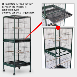 Fabrika yüksek kaliteli kuş aviary kuş kafesi çift kuş üreme kafesi papağan kafesi satılık - Product Image 5