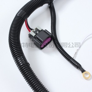 7L533A226T Automotive <b>Wiring</b> Harness 12V IP65 Custom Made For Pickup Truck ECU <b>Control</b> Dual Electric Fan Upgrade - Product Image 1