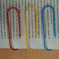 Les 10 trombones Jumbo de 100mm, trombones géants de 100mm pour une utilisation au bureau