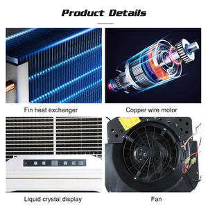 Unité de <span class=keywords><strong>climatisation</strong></span> cassette à économie d'énergie 1020m³/h pour bureau commercial avec moteur comme composant central - Product Image 2