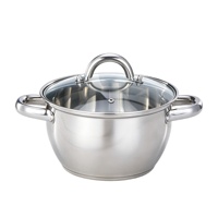 Ensemble de 2 ustensiles de cuisine modernes en acier inoxydable, écologiques, style américain, compatibles four, induction et gaz, lavables au lave-vaisselle