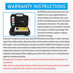 Medidor industrial da elevada precisão digital portátil do medidor de <span class=keywords><strong>pH</strong></span> 0-14 escala - Product Image 5
