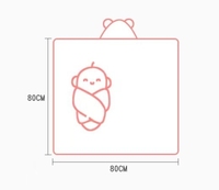 Custom Printed Microfiber Beach Poncho Towel Quick Dry Baby Hooded Bath Towel for Pool