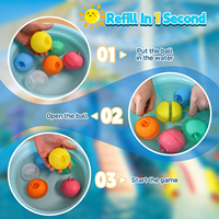 Ballons d'eau réutilisables ODM, balles d'eau en silicone, remplissage rapide, balles à éclaboussures, bombes d'eau rechargeables, jouets de piscine d'été pour enfants