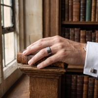 Bague en carbure de tungstène étoile de David pour homme, bijoux juifs, cadeau de Hanouka pour un ami juif