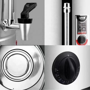 SUS304 Stainless Steel Double Layer 25L Commercial Electric Water Boiling Machine <strong>Coffee</strong> <strong>Urn</strong> with Temperature Control Keep Warm - Product Image 5