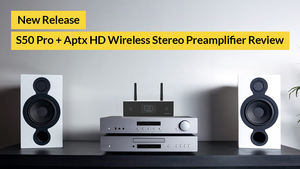 S50pro + WiFi BT 5,0 Aptx HD Preamplificador estéreo inalámbrico multifuncional <span class=keywords><strong>Audio</strong></span> en casa Sistema de transmisión de clase D digital completo - Product Image 5