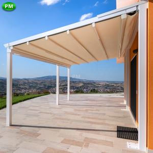 2-20% de descuento <span class=keywords><strong>toldo</strong></span> automático impermeable sistemas deslizantes toldos de pérgola de Techo Retráctil para sombras en el jardín - Product Image 6