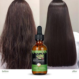 100% puro OEM Jamaican nero olio di ricino non raffinato semi di olio di ricino spremuto a freddo per la crescita dei capelli più spessi ciglia <span class=keywords><strong>sopracciglia</strong></span> - Product Image 6