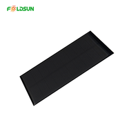Foldsun Green Gift Panneau Solaire Monocristallin de Type N Personnalisé 5V 2W 22,7% d'Efficacité CE ROHS pour Entreprises