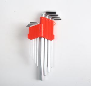 Jeu de 9 clés Allen en acier de qualité industrielle, clé hexagonale métrique à bras extra long pour une utilisation pratique - Product Image 2