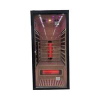 Kustom kualitas tinggi ponsel dalam ruangan 2 orang inframerah ruang Sauna Kanada Hemlock Sauna Pod