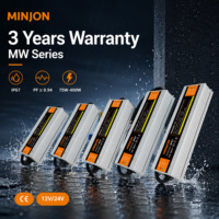 Alimentation à découpage LED 250W 24V IP67 étanche en aluminium pour bande lumineuse, tension constante, sortie unique