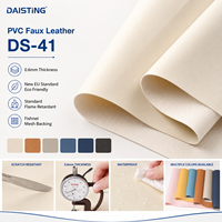 Kain Kulit Imitasi PVC Bahan Sintetis Vegan Rexine Lembaran Vinyl Tas Pelapis Interior Mobil Gulungan Pemasok Grosir DS41 OEM