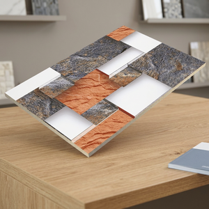 Azulejos de pared de cerámica de Arkiton company, diseño 3d de aspecto hermoso, sensación real en acabado brillante, 300x450mm - Product Image 4