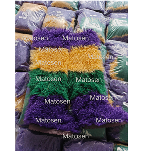 Mardi Gras 72CM Kadınlar İçin Düz Topuklu Diz Üstü Tüylü Suni Kürk Kar Botları Yumuşak Peluş Diz Üstü Yuvarlak Burunlu Moğol Kürk Botları - Product Image 4